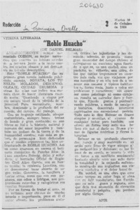 "Roble huacho"