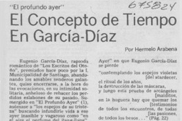 El concepto de tiempo en García-Díaz