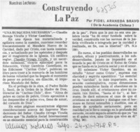 Contruyendo la paz