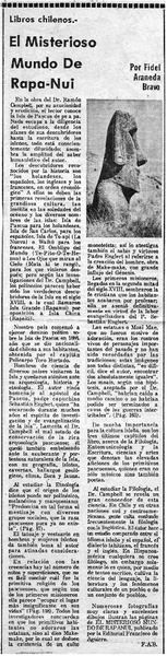 El Misteriosos mundo de Rapa-Nui