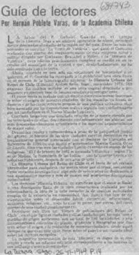 Guía de lectores