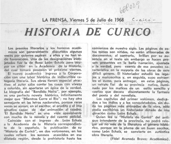 Historia de Curicó