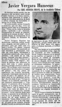 Javier Vergara Huneeus