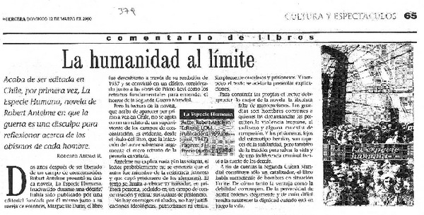 La Humanidad al límite
