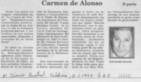 Carmen de Alonso