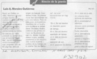 Luis A. Morales Gutiérrez  [artículo] A. T.
