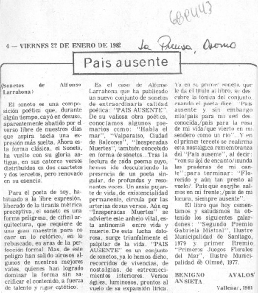 País ausente