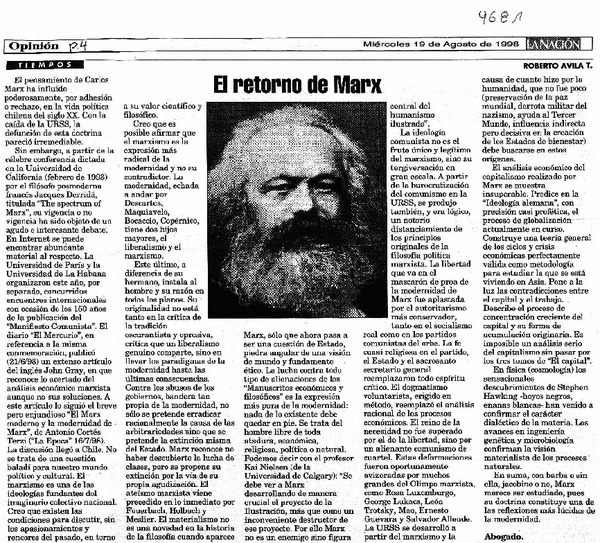 El retorno de Marx