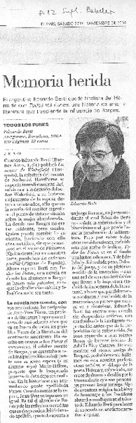 Memoria herida