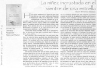 La Niñez incrustada en el vientre de una estrella