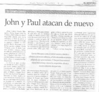 John y Paul atacan de nuevo