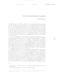 En torno a ciertas historias de la periferia  [artículo] Chiara Bolognese.