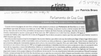 Tinta fresca  [artículo] Patricia Bravo