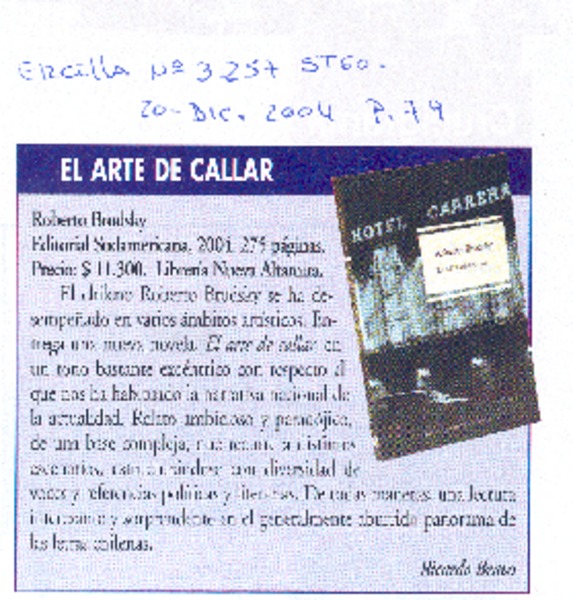 El arte de callar