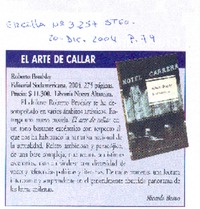 El arte de callar