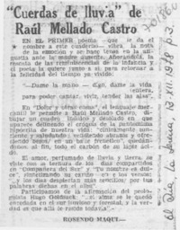 Cuerdas de lluvia