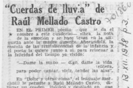Cuerdas de lluvia