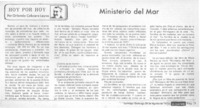 Ministerio del mar