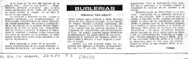 Persona "non grata".