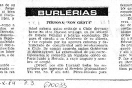 Persona "non grata".
