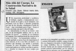 Más allá del cuerpo  [artículo] Cristóbal Camino M.