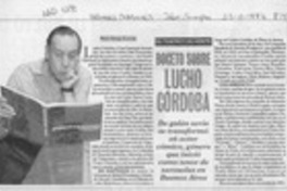 Boceto sobre Lucho Córdoba