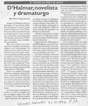 D'Halmar, novelista y dramaturgo  [artículo] Mario Cánepa Guzmán.