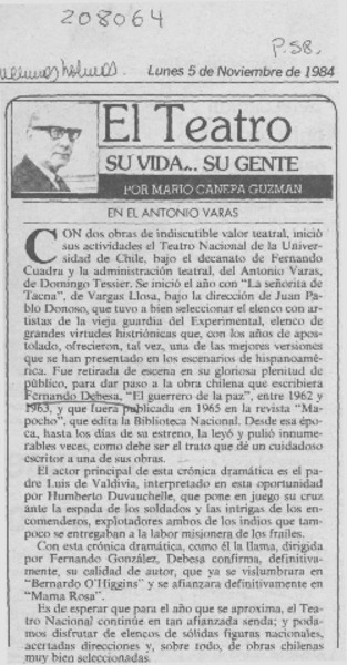 En el Antonio Varas