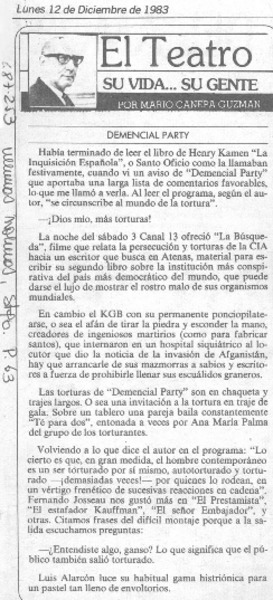 Demencial party