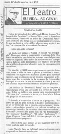 Demencial party
