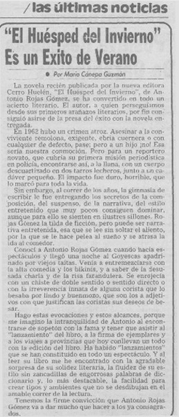 "El huésped del invierno" es un éxito de verano