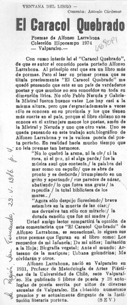 El caracol quebrado