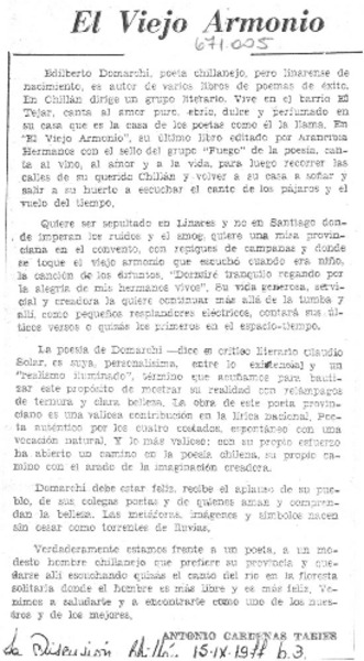 El viejo armonio