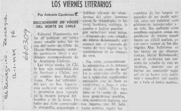 Los viernes literarios