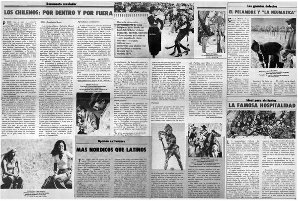 Los chilenos, por dentro y por fuera