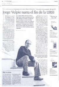 Jorge Volpi narra el fin de la URSS  [artículo]Roberto Careaga C.