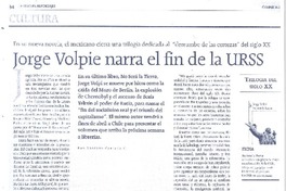 Jorge Volpi narra el fin de la URSS  [artículo]Roberto Careaga C.