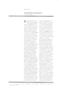 La historia se abre paso  [artículo] Roberto Careaga.