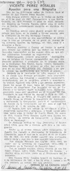 Vicente Pérez Rosales