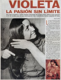 Violeta la pasión sin límites