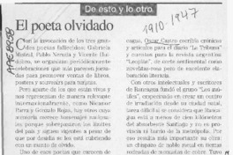 El poeta olvidado  [artículo] Tito Castillo.