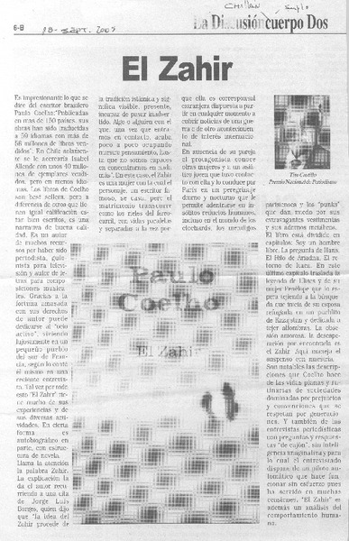 El Zahir.
