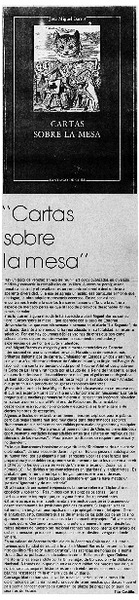 "Cartas sobre la mesa"