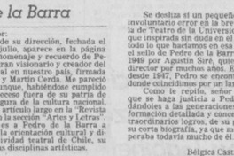 Pedro de la Barra