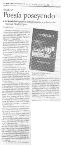 Poesía poseyendo.