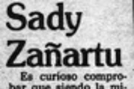 Sady Zañartu