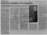 Entre lo erudito y lo ramplón