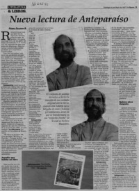 Nueva lectura de Anteparaíso  [artículo] Pedro Celedón B.
