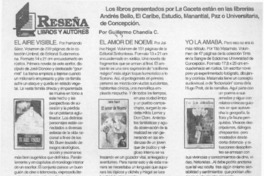 Reseña  [artículo] Guillermo Chandía C.