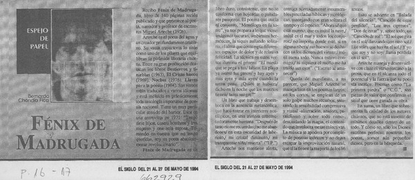 Fénix de madrugada